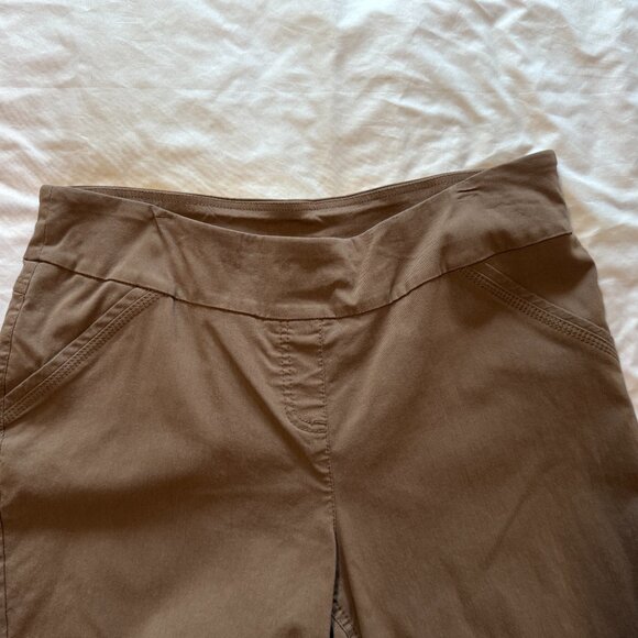 Westbound Dark Tan Bootcut Dress Pants with Tummy Control sz 16 EUC - Picture 2 of 10